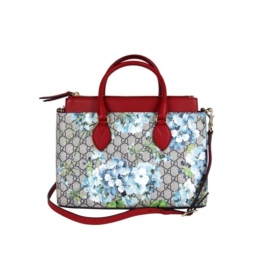 gucci blooms blue tote