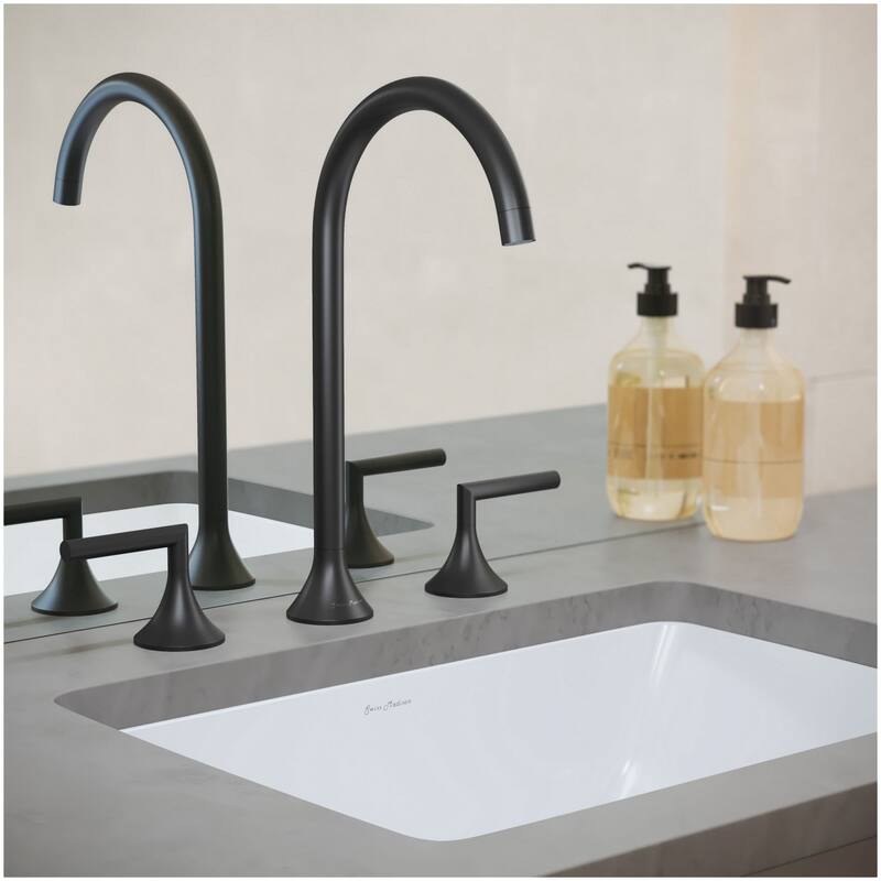 Swiss Madison SM-BF100 Daxton 1.2 GPM Widespread Bathroom Faucet - Matte Black