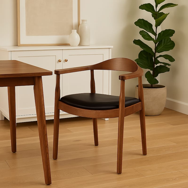 Kennedy Solid Oak Wood Arm Chair