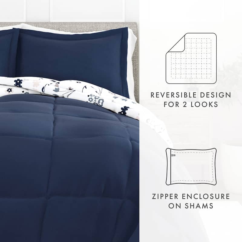 Becky Cameron Premium Forget Me Not Reversible Comforter Set