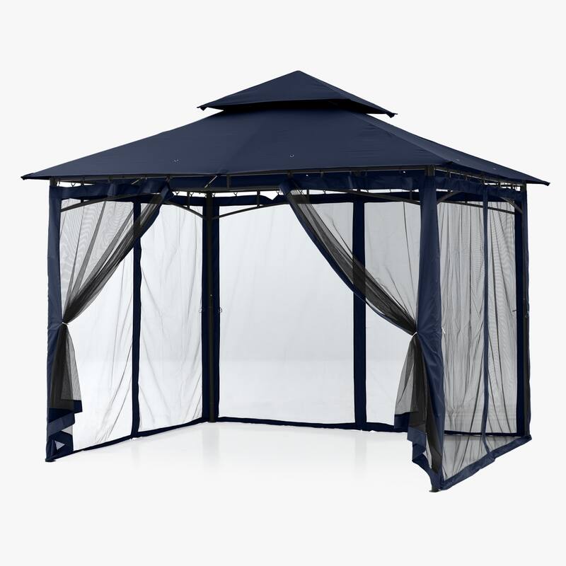 ABCCANOPY Patio Outdoor Gazebo for Double Roof Soft Canopy