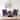 Roundhill Furniture Nylander 5-piece Dining Set, Cross-Buck Dining Table with 4 Stylish Chairs