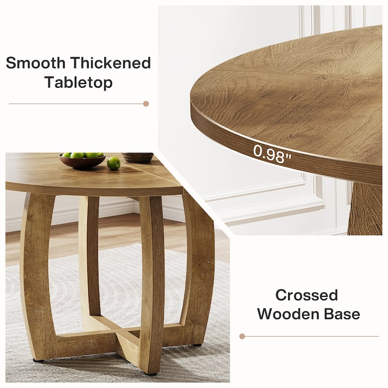 47.2" Round Dining Table