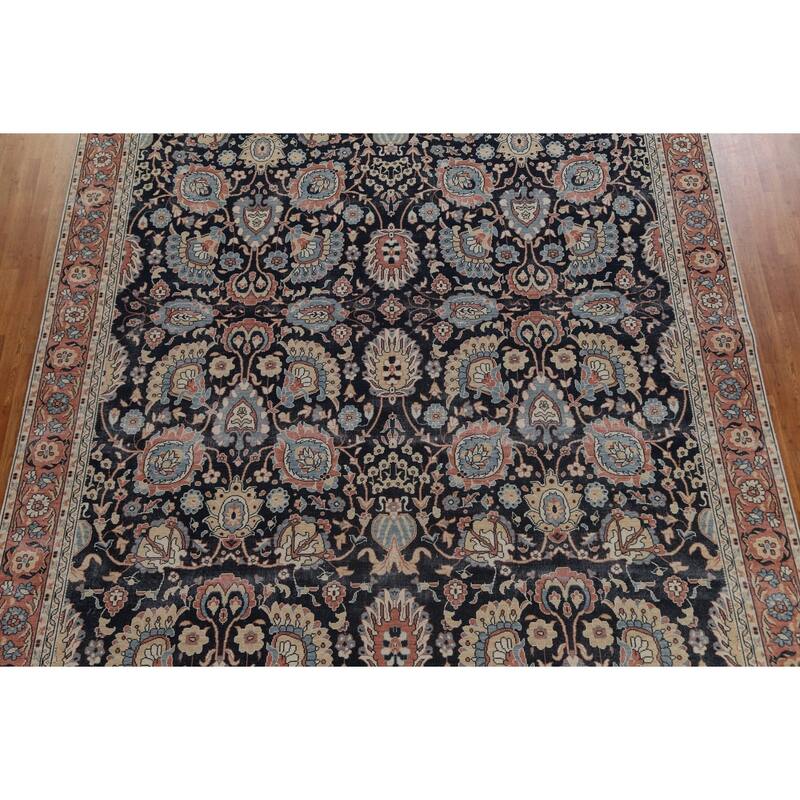 Floral Sultanabad Ziegler Turkish Oriental Area Rug Wool Hand-knotted - 9'9" x 13'0"