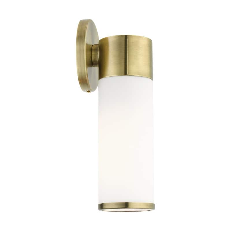 Livex Lighting 1 Light ADA Single Sconce, 16561-01 - 4.25" W x 11.25" H x 3.9" Ext.