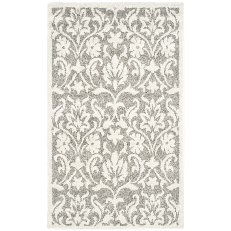 SAFAVIEH Amherst Velizara Modern Rug - 3' x 5' - Dark Grey/Beige