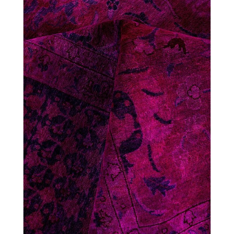 Contemporary Overdyed Wool Hand Knotted Area Rug - 10' 0" x 13' 10"