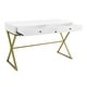 preview thumbnail 20 of 28, Silver Orchid Lerch Two-Drawer Campaign Desk