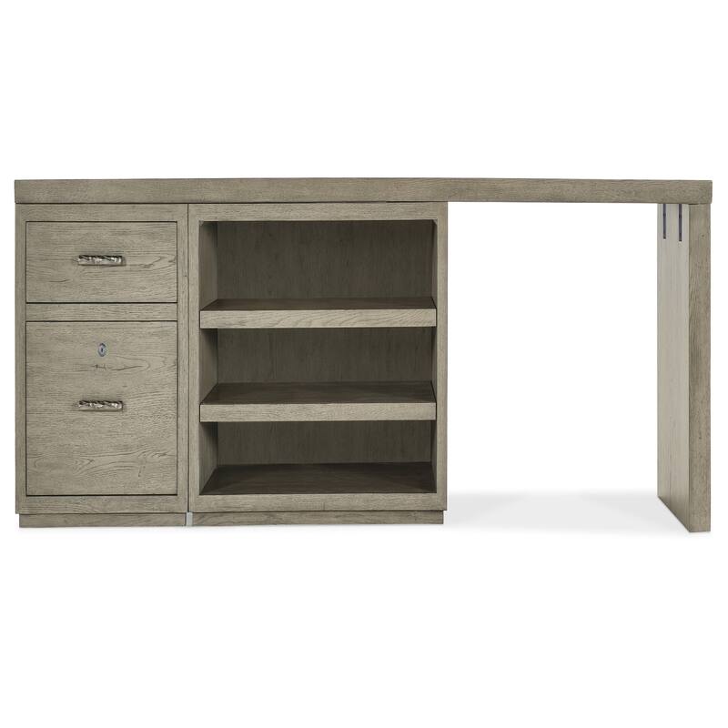 Linville Falls 96" Desk with File and Open Desk Cabinet