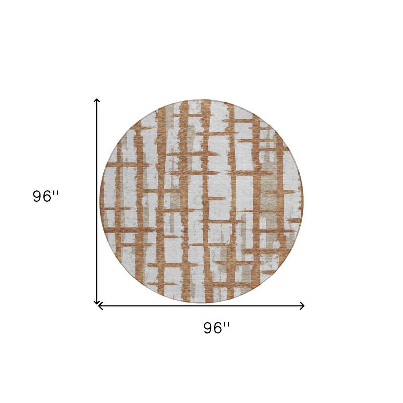 HomeRoots Striped Transitional Rectangle Outdoor Rug