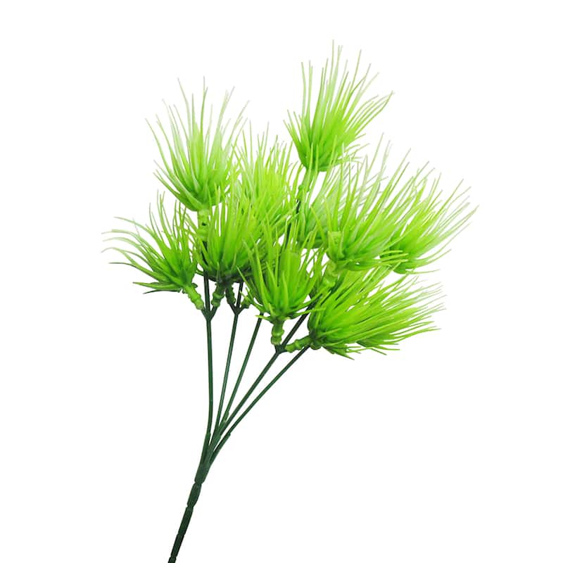 Set of 5 Artificial Tillandsia Succulent Stem Plant Greenery Pick Bush 11in