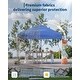 preview thumbnail 23 of 23, 10x10FT Canopy Replacement Top, Waterproof UV Resistant Tent Cover with Air Vent White