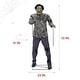 preview thumbnail 3 of 14, Haunted Hill Farm 6-Ft. Tall Motion-Activated Guard Zombie, Premium Halloween Animatronic