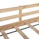 preview thumbnail 3 of 4, Twin size Loft Bed Wood Bed with Two Storage Boxes