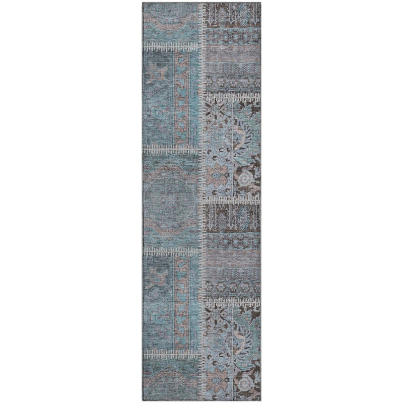 Premium Washable Super Soft Vintage Patchwork Mayfield Rug