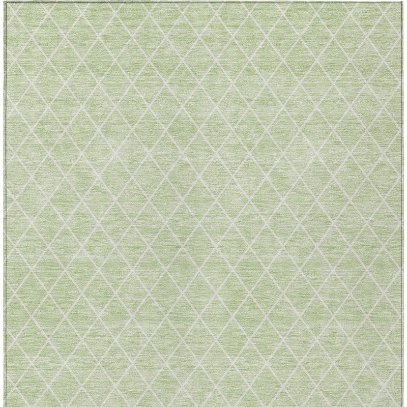 HomeRoots Geometric Transitional Rectangle Outdoor Rug