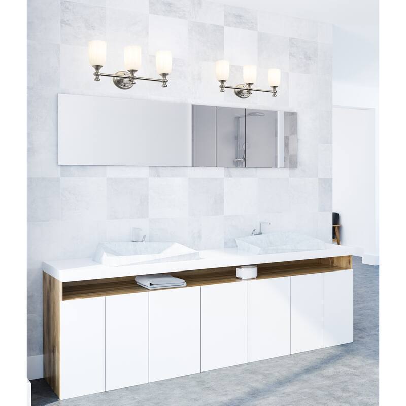 Orion 3 Light Vanity in Brushed Nickel