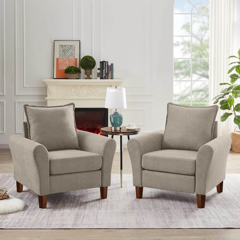 Modern Accent Chair Comfy Upholstered Armchair for Living Room