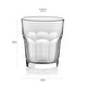 preview thumbnail 3 of 2, Libbey Gibraltar Rocks Glasses, 12-ounce, Set of 12 - Set of 12