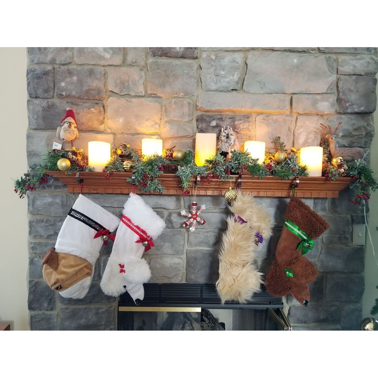 Shop 20 5 White And Brown English Bulldog Christmas Stocking