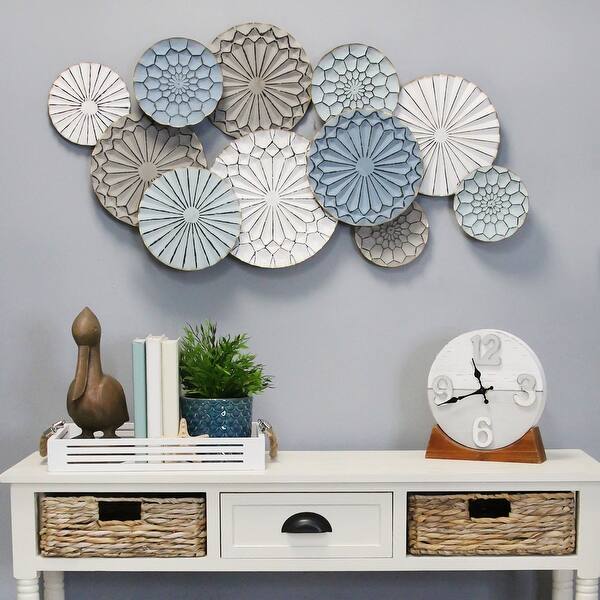 Shop Stratton Home Decor Handcrafted Caroline Metal Plates