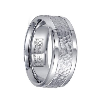 hammered cobalt wedding band