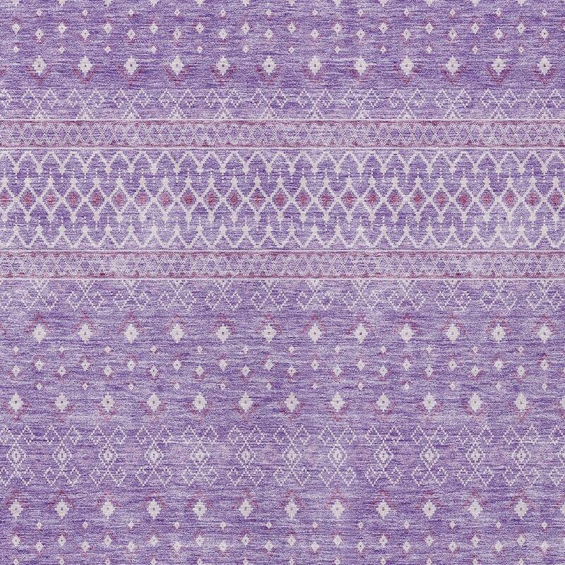 HomeRoots Tribal Transitional Rectangle Outdoor Rug