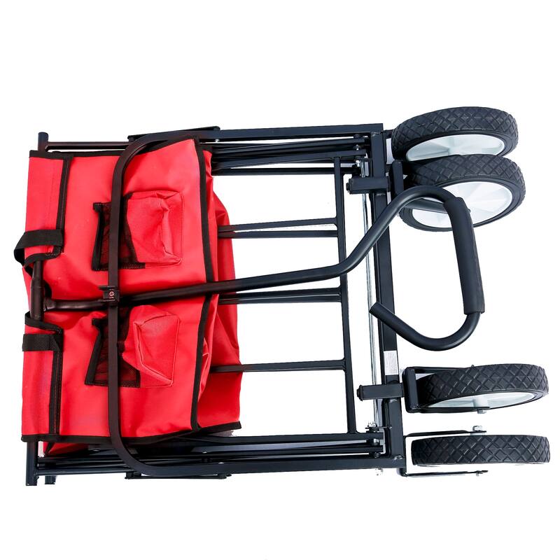 Folding Wagon Garden Shopping Beach Cart