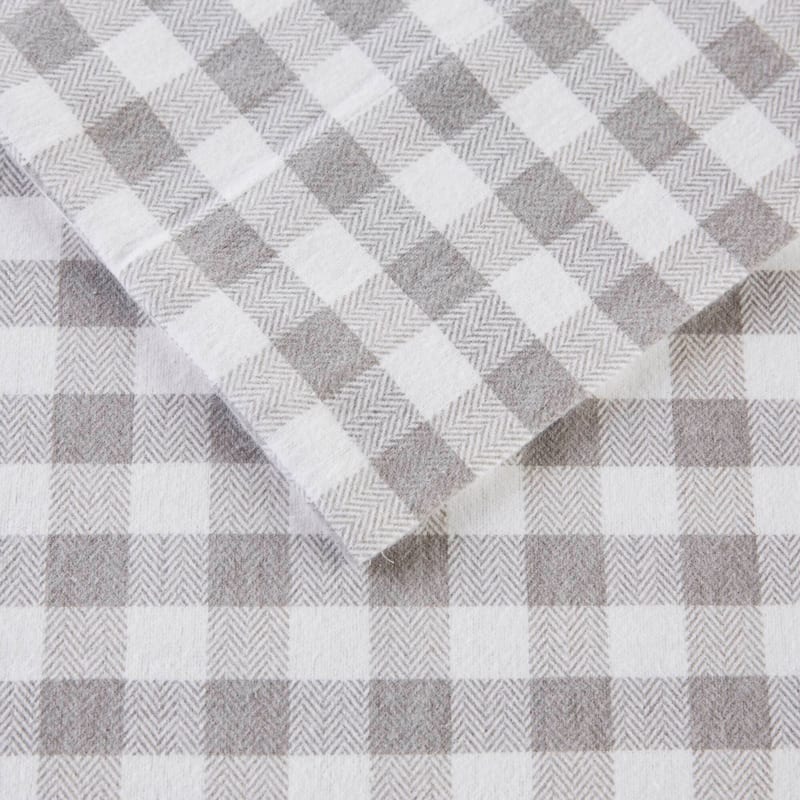 Madison Park Cozy Cotton Flannel Printed Sheet Set