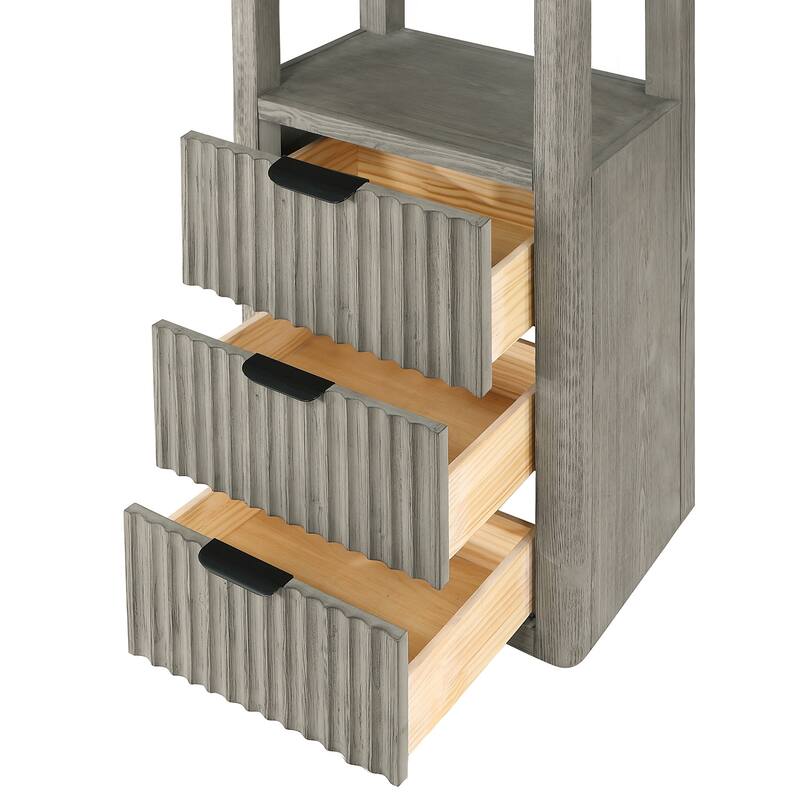 Miseno MV-SCA-704122 Cadiz 22" Single Free Standing Linen Tower