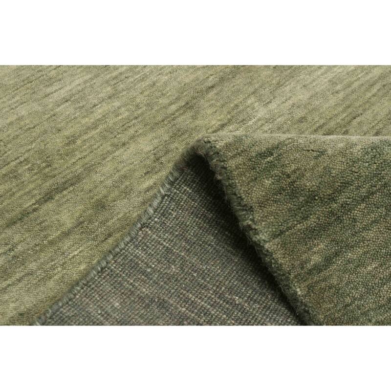 ECARPETGALLERY Hand Loomed Kashkuli Gabbeh Green Wool Rug - 5'3 x 7'7