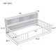preview thumbnail 5 of 35, Toddler Floor Storage Bed with Bedside Bookcase, Shelves, Fence Guardrails, No Door, No Slats for Boys Girls Children's Room