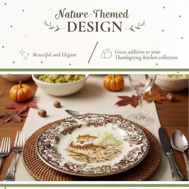 Spode Woodland Dinner Plate - 10.5"