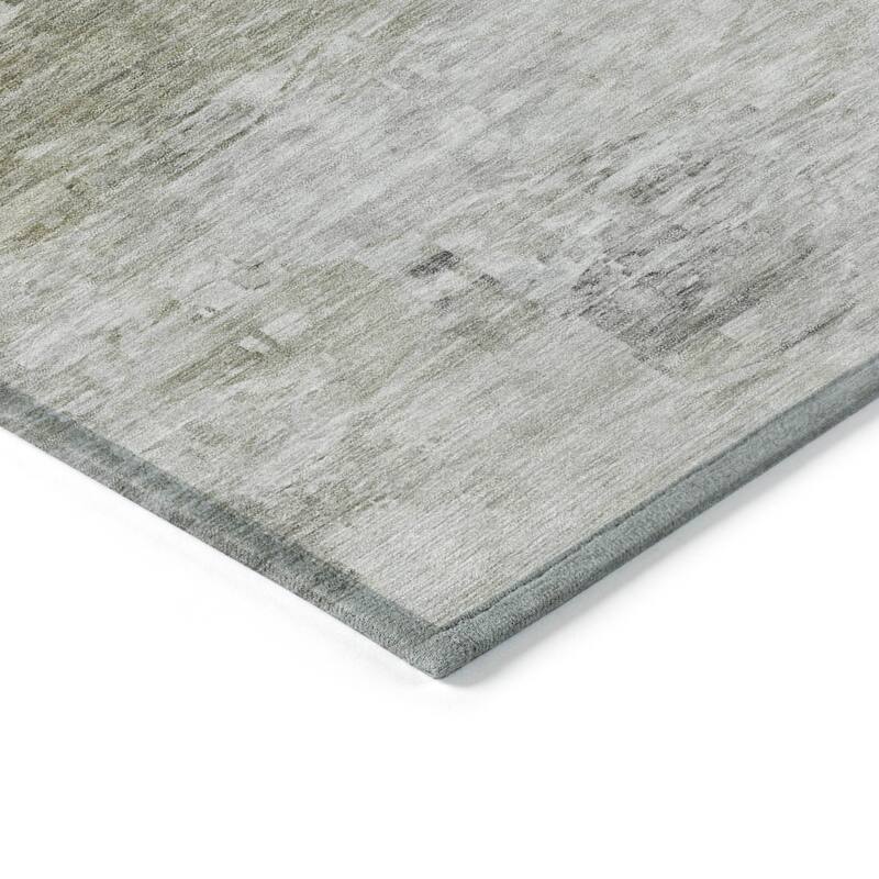 Machine Washable Indoor/ Outdoor Chantille Abstract Ombre Rug