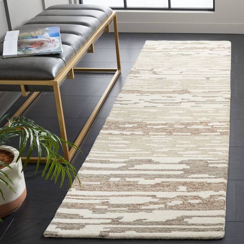 SAFAVIEH Handmade Fifth Avenue Loziena Modern Abstract Wool Rug