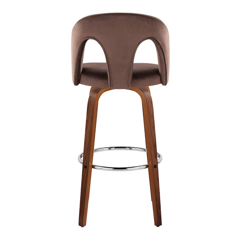 Ava Upholstered 30" Fixed-Height Counter Stool - Set of 2