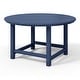 preview thumbnail 70 of 180, Polytrends Laguna Kids Outdoor 38" Round Poly Dining Table for Children