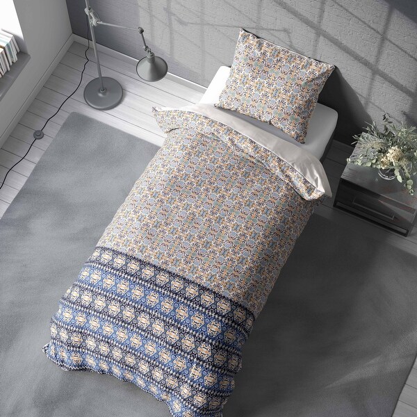 Shalimar Diamond Sham in Yellow, Green, White - Bed Bath