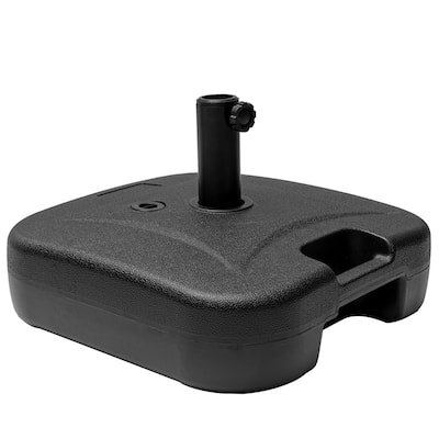 Heavy Duty Patio Market Umbrella Base Water/Sand Filled Stand Square By Crestlive Products - 17.7" L x17.7" W x 14.6" H