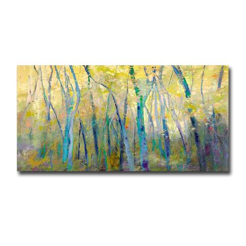Into the Blue by Maureen Spinale Gallery Wrapped Canvas Giclee Art (18 in x 36 in)