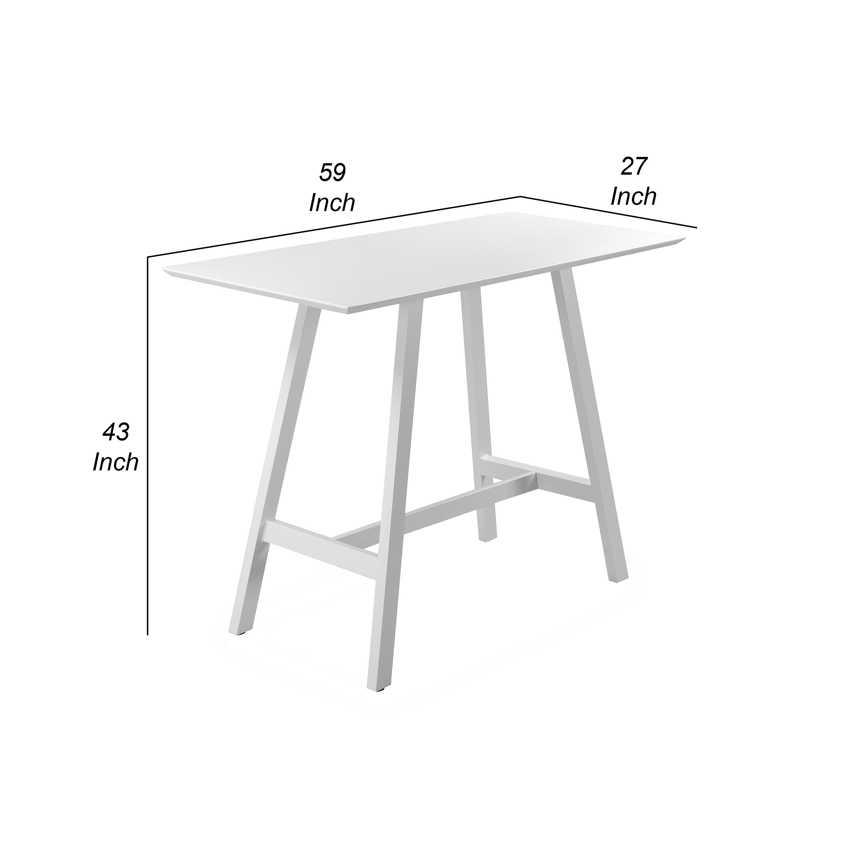43 inch best sale tall table