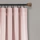 preview thumbnail 76 of 152, Lush Decor Linen Button Single Panel Window Curtain