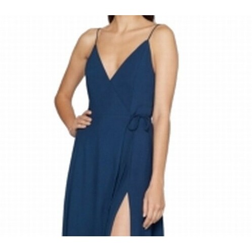 dark teal wrap dress