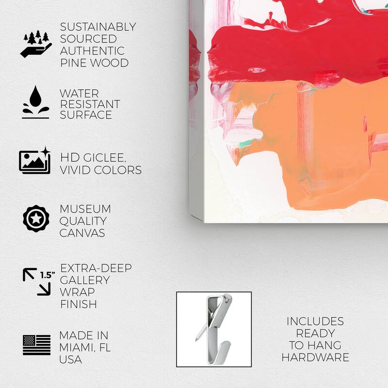 Wynwood Studio Canvas Abstract Color Theory Green and Metallic Green Modern & Contemporary Wall Art Canvas Print