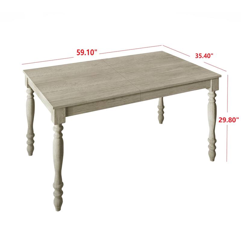 Lily 7-pieces Dining Table and Chair