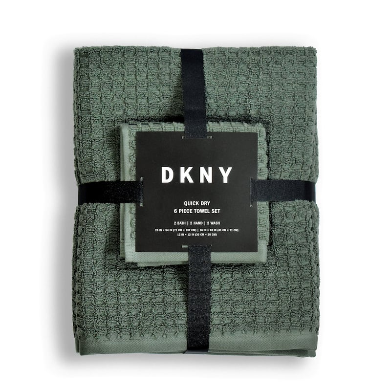 DKNY Quick Dry 6-pc Towel Set