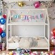 preview thumbnail 1 of 10, Full House Bed with Guardrail and LED, White White