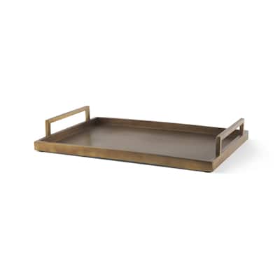 Shay Gold Aluminium Tray (Medium)