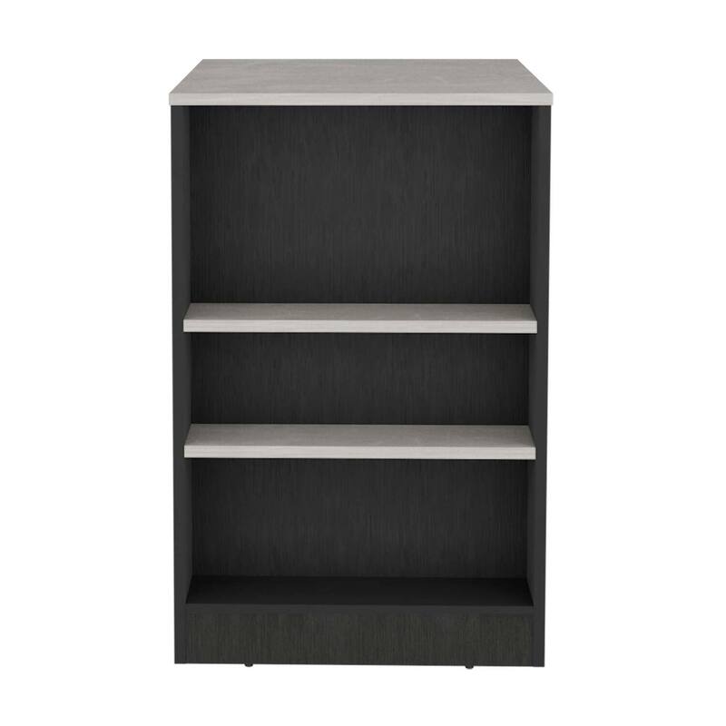 Kitchen Island Cart with Shelves - Rolling Kitchen Storage Island, Dining Table, Prep Station - 36" x 23" x 36"