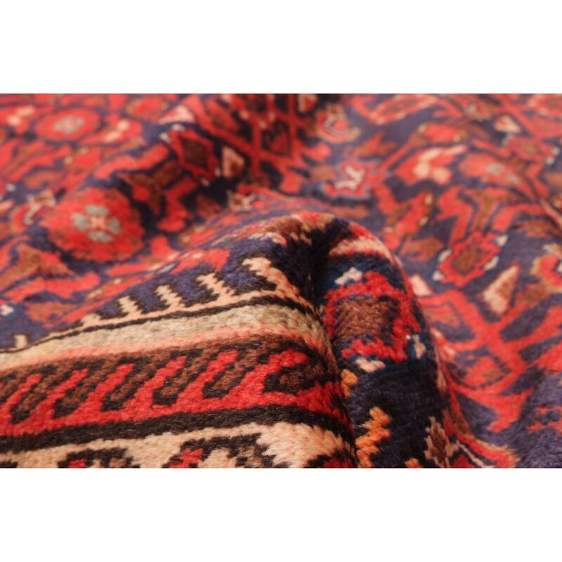 ECARPETGALLERY Hand-knotted Andelz Navy Wool Rug - 3'8 x 9'5